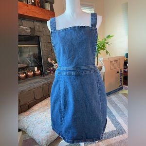 ModCloth Apron Style Denim Dress